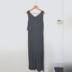 Latched Mama Medium Black Nursing Dress